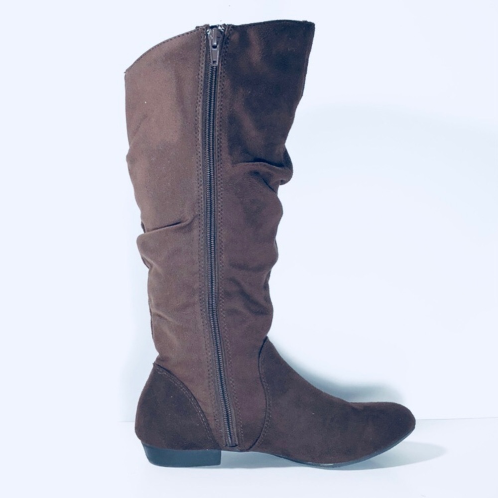 Brown Suede Boots